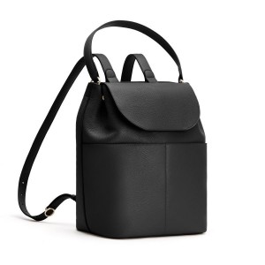 Cuyana Leather Women's Backpacks Black | ZFC3858TC