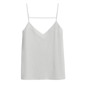 Cuyana Organic Pima Cami Women's Tanks Grey | IXZ775GY