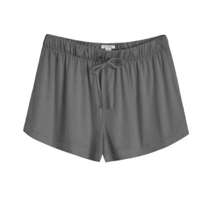 Cuyana Organic Pima Sleep Women's Shorts Grey | MGS7938ZT