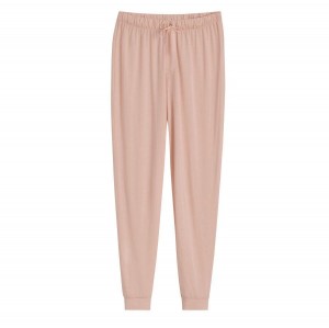 Cuyana Organic Pima Tapered Women's Pants Pink | PON6026AC