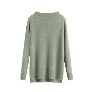 Cuyana Single-Origin Cashmere Funnel Neck Women's Sweaters Green | IWA8948GO