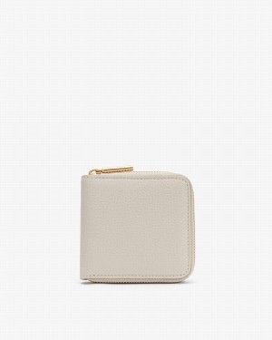 Cuyana Small Classic Zip Around Women's Wallets Light Grey | HEN6758JG