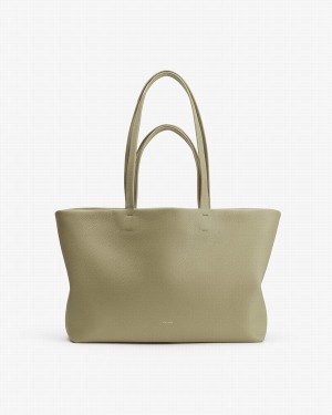 Cuyana Small Easy Women's Tote Bags Green | DRY1218GT