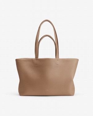 Cuyana Small Easy Women's Tote Bags Khaki | JYT186YS