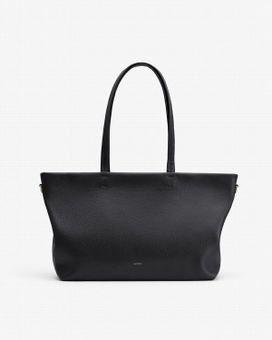 Cuyana Small Easy Zipper Women's Tote Bags Black | IZN73100JH