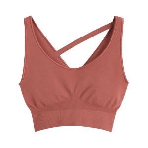 Cuyana Stretch Women's Cropped Tops Pink | DGR7374FX