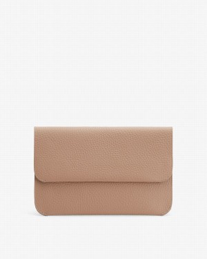 Cuyana System Flap Women's Clutch Bags Khaki | PMI8973XU