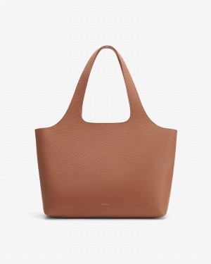 Cuyana System Women's Tote Bags Brown | MYM7940XY