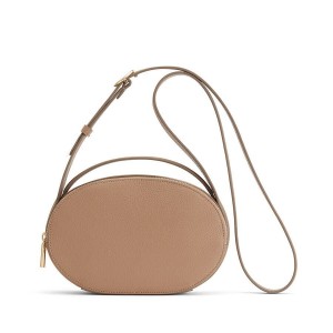 Cuyana Top Handle Women's Crossbody Bags Khaki | EIZ7049UM