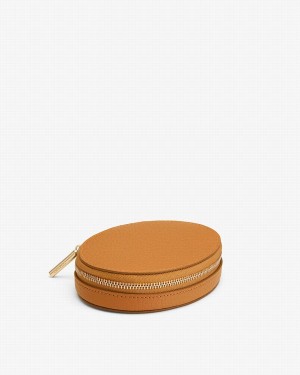 Cuyana Travel Jewelry Women's Make-Up Bags Yellow | DKP2397GY