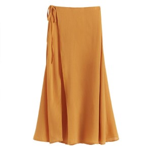 Cuyana Wrap Maxi Cover Up Women's Skirts Yellow | PPO3362UF