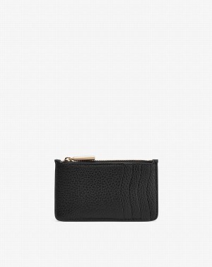 Cuyana Zip Women's Cardholders Black | CFM841JP