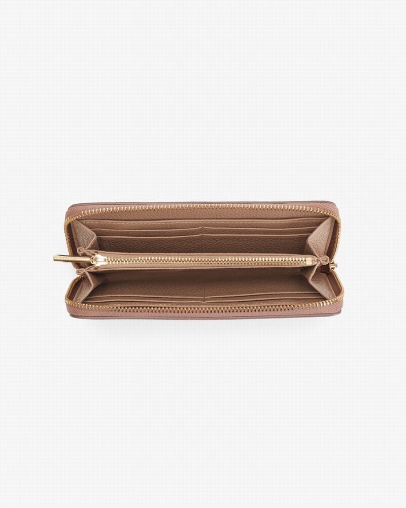 Cuyana Classic Zip Around Women's Wallets Pink | JCS2098KU