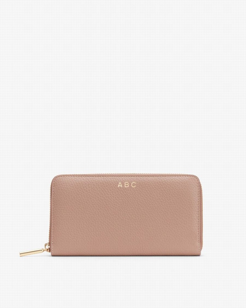 Cuyana Classic Zip Around Women's Wallets Pink | JCS2098KU