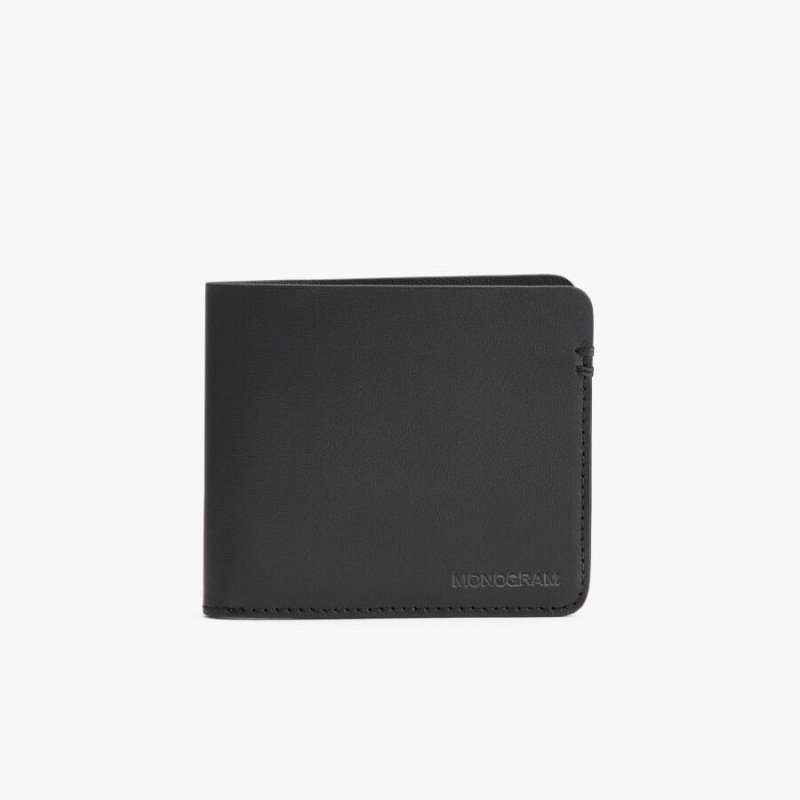 Cuyana Folding Smooth Women's Wallets Black | WUD9368MS