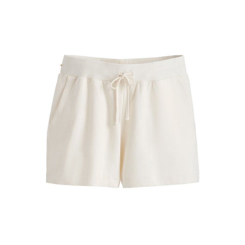 Cuyana French Terry Women\'s Shorts White | NWW1964CR