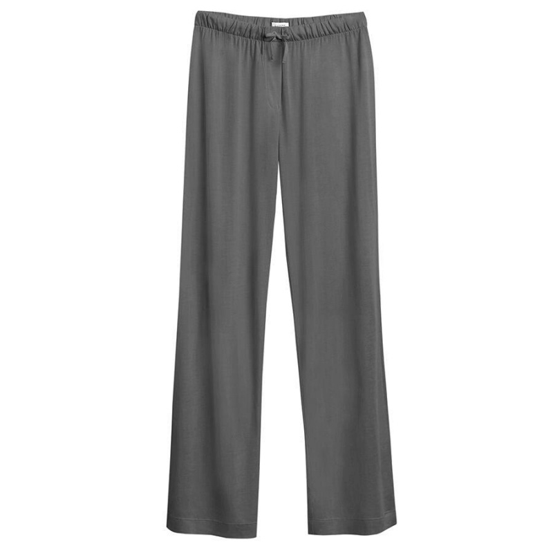 Cuyana Organic Pima Classic Women\'s Pants Grey | VKZ493HM