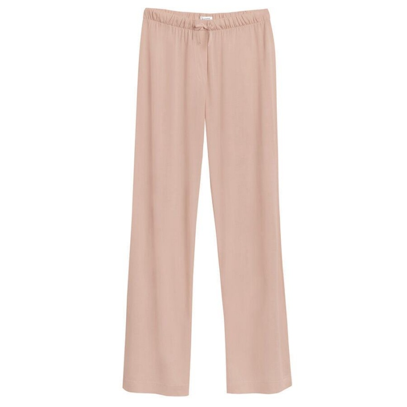 Cuyana Organic Pima Classic Women\'s Pants Pink | WWY8351JQ