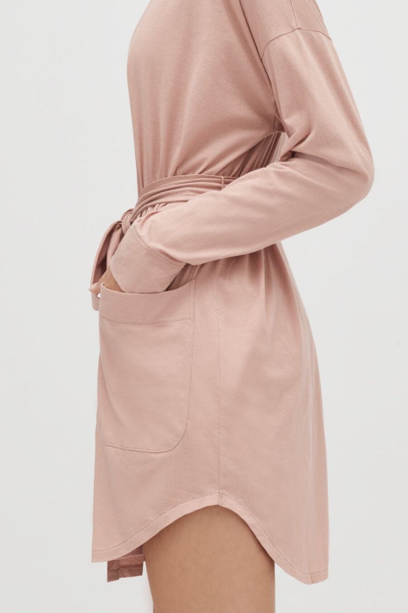 Cuyana Organic Pima Women's Robe Pink | KRP2840XJ