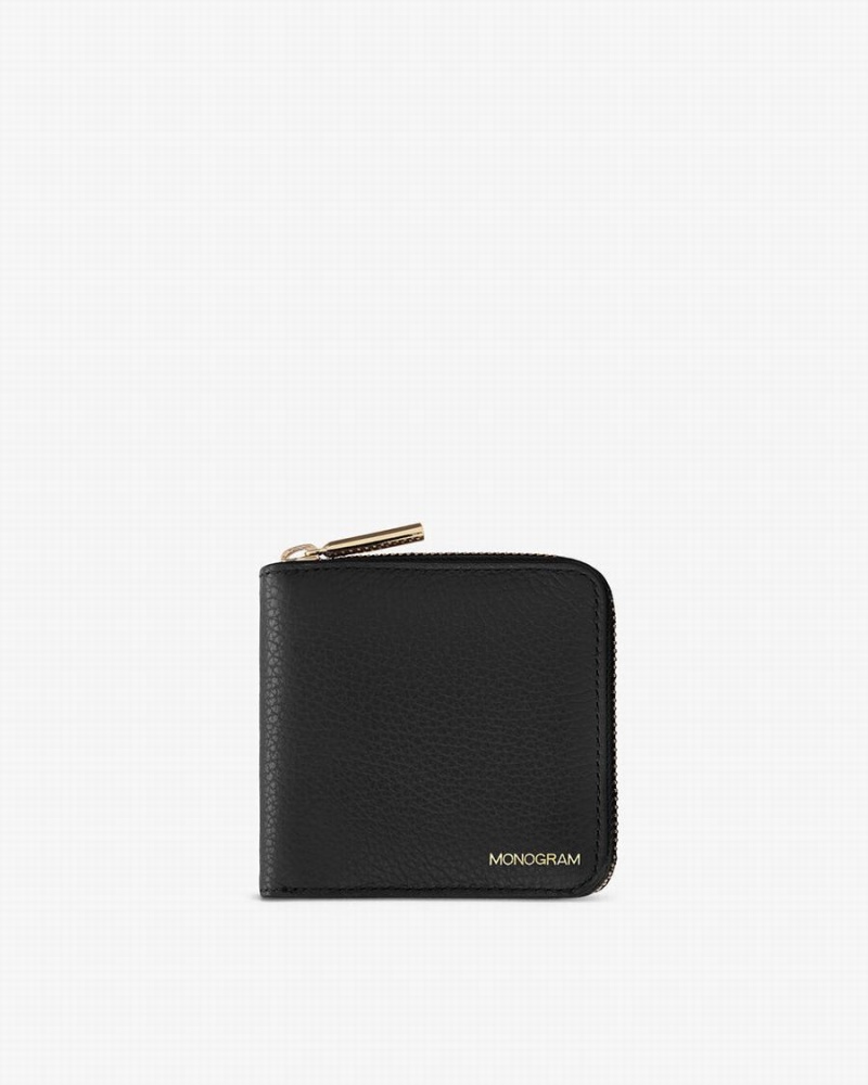 Cuyana Small Classic Zip Around Women's Wallets Black | MCV2724IN