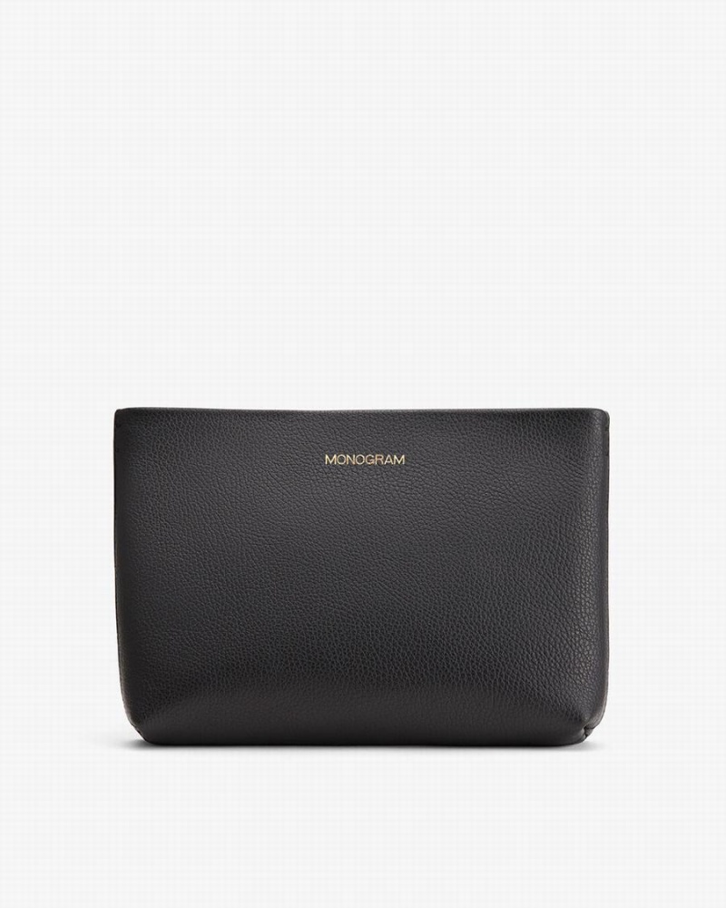 Cuyana Small Zipper Women's Pouches Black | MHG3321MZ