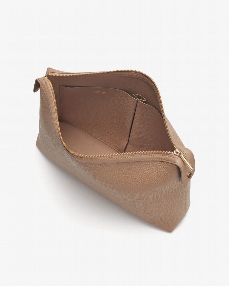 Cuyana System Insert Women's Pouches Khaki | ZEK4280CW