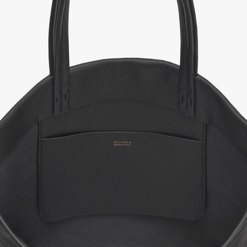 Cuyana Tall Easy Women's Tote Bags Black | CIE936RH