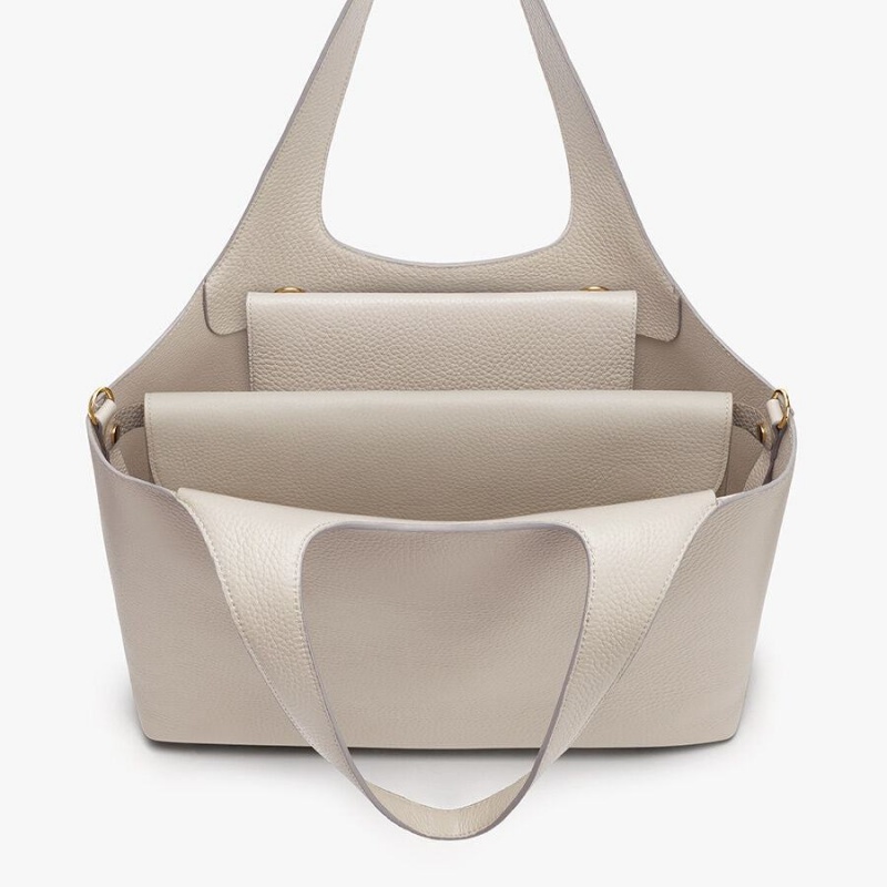 Cuyana Tech Carryall 13-inch Women's Purses Light Grey | RMS523SS